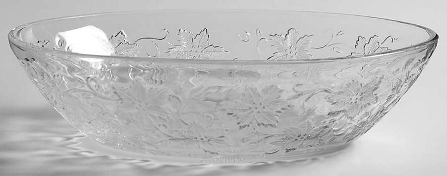 Fantasia Oval Vegetable Bowl by Princess House-1