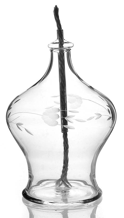 Heritage 5 1/2" Oil Lamp w/Wick by Princess House-1