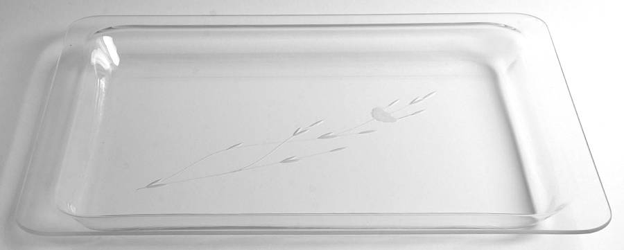 Heritage 14" Square Serving Tray by Princess House-1