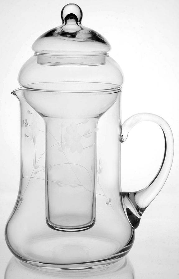 Heritage Pitcher & Lid with Ice Liner by Princess House-1