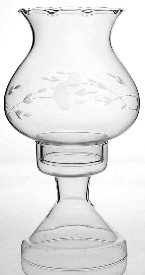Heritage Hurricane Lamp & Globe by Princess House-1