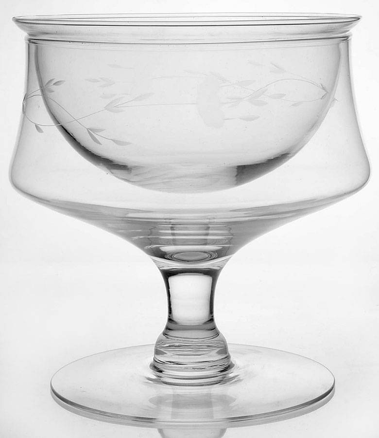 Heritage Seafood Cocktail/Dessert Server & Liner by Princess House-1