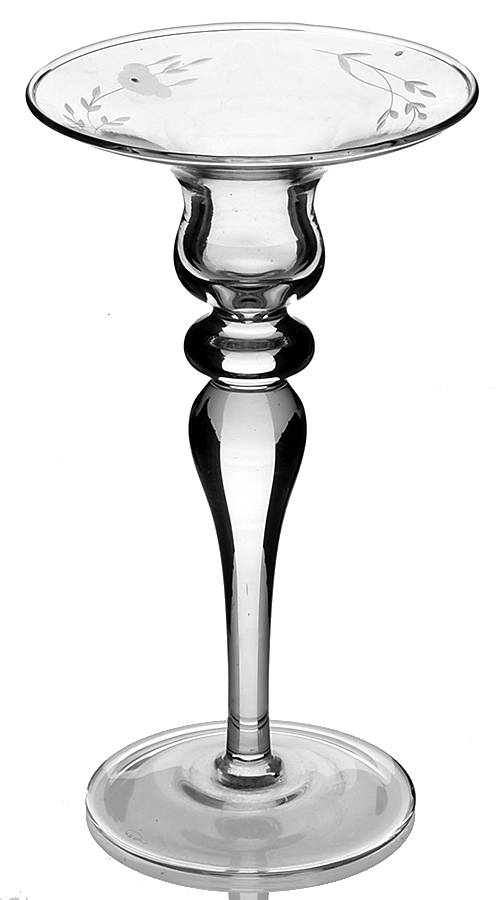 Heritage 6" Single Light Candlestick by Princess House-1
