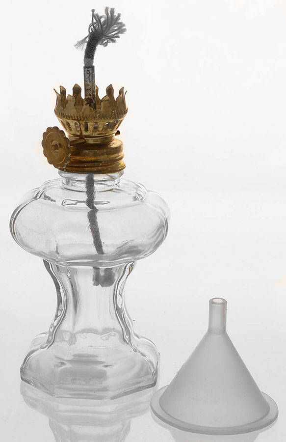 Heritage Oil Lamp W/Shade-Mini-No Shade by Princess House-1