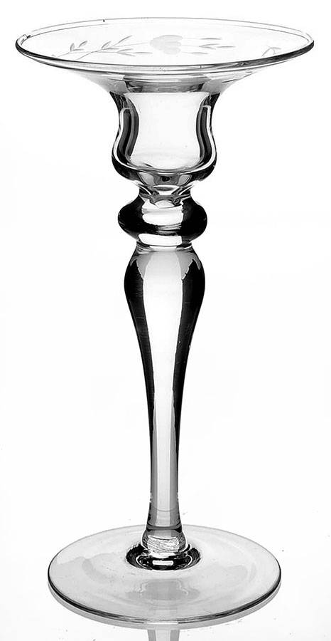 Heritage 6" Single Light Candlestick by Princess House-1