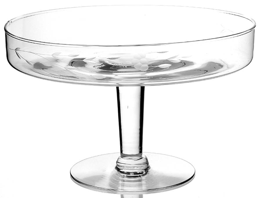 Heritage Round Compote (Height X Width) by Princess House-1