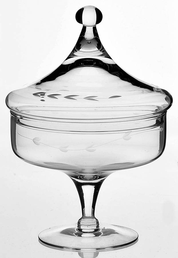 Heritage Candy Dish & Lid by Princess House-1