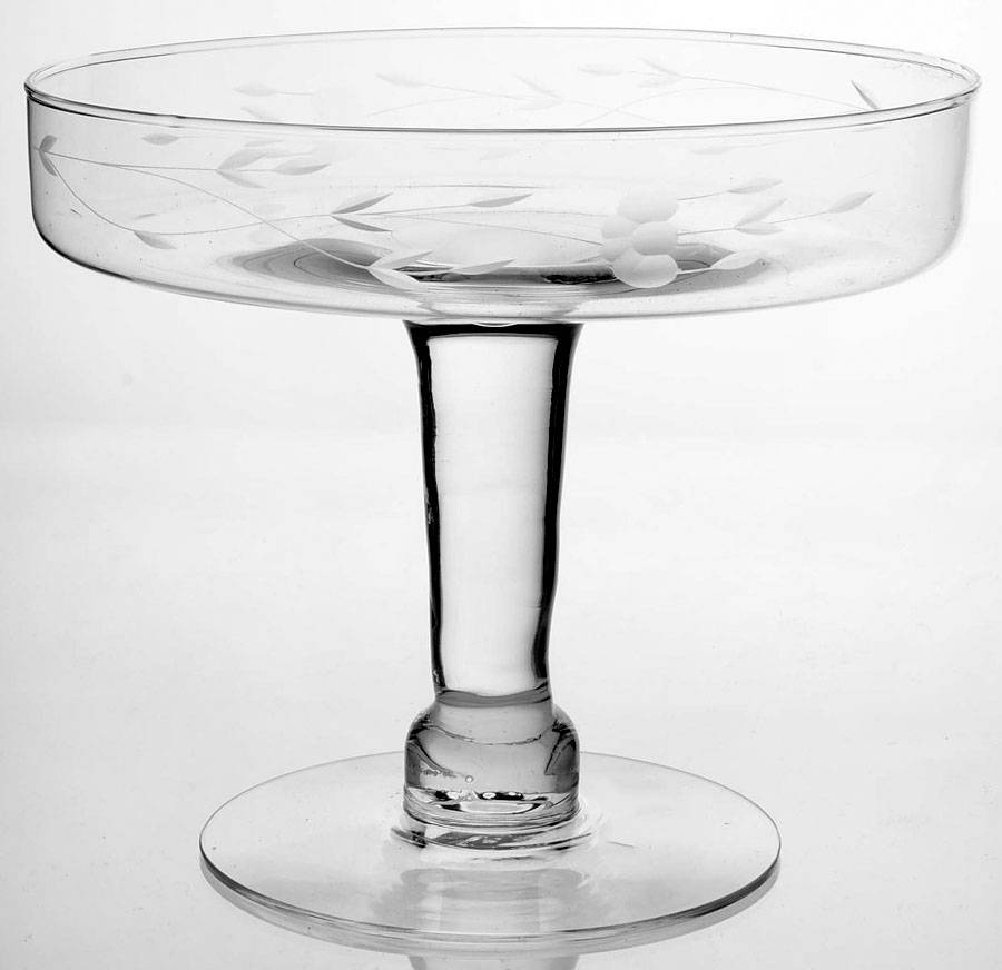 Heritage Round Compote (Height X Width) by Princess House-1