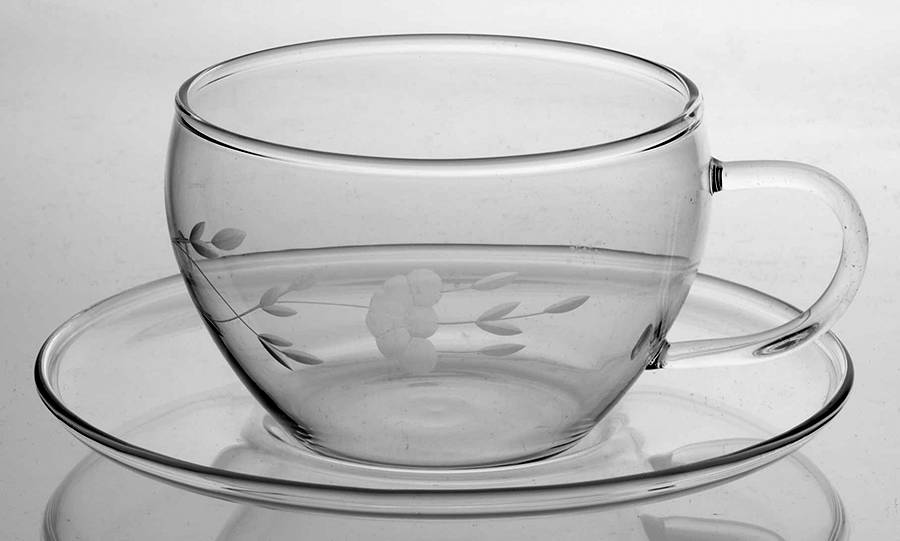 Heritage Cup and Saucer Set by Princess House-1