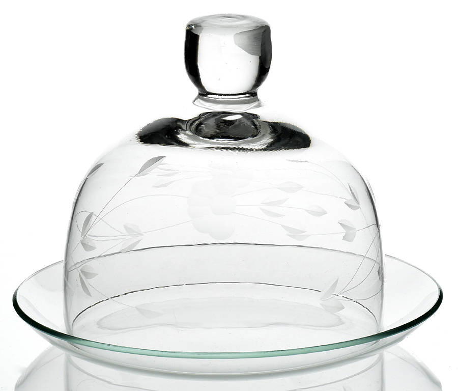 Heritage Round Covered Butter by Princess House-1
