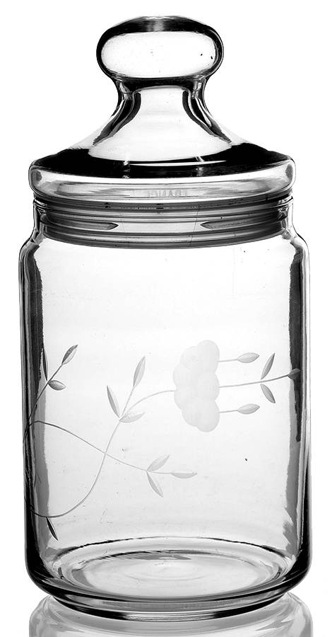Heritage Medium Canister & Lid by Princess House-1