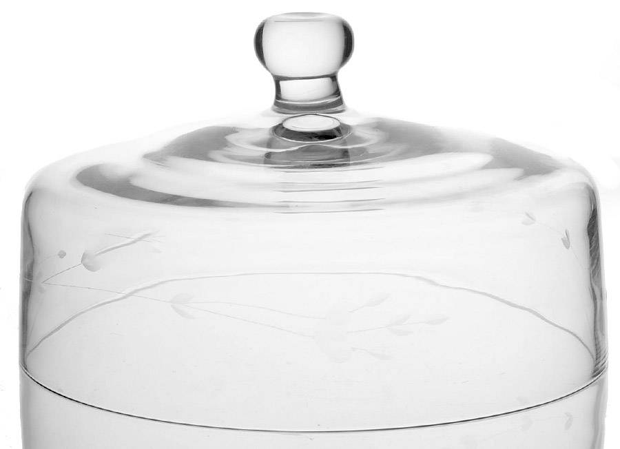 Heritage Glass Dome for 10" Cake Stand by Princess House-1
