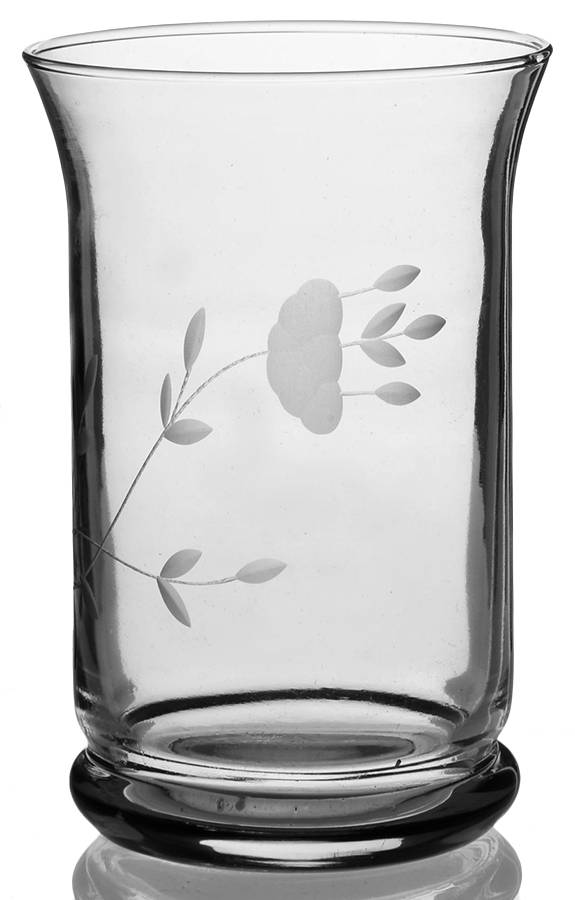 Heritage Candleholder-Hydrangea W/No Wax by Princess House-1