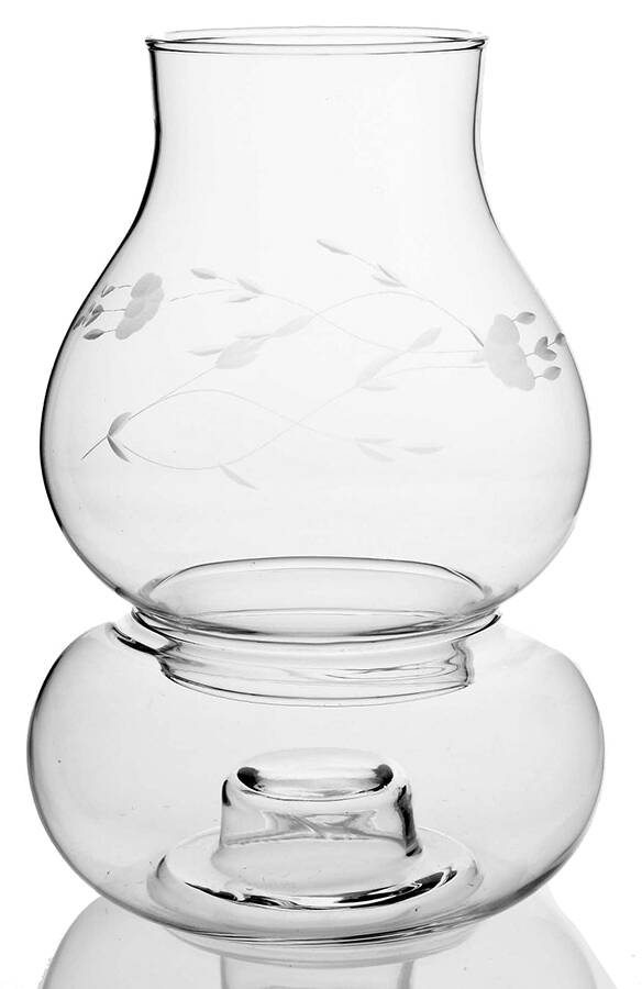 Heritage Hurricane Lamp & Globe by Princess House-1