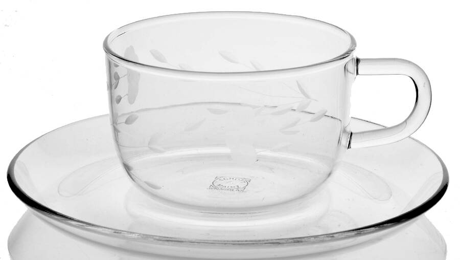 Heritage Cup and Saucer Set by Princess House-1