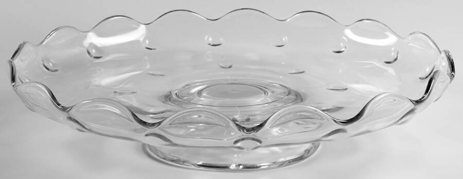 Heritage 11" Diameter Pedestal Cake Stand No Dome by Princess House-1
