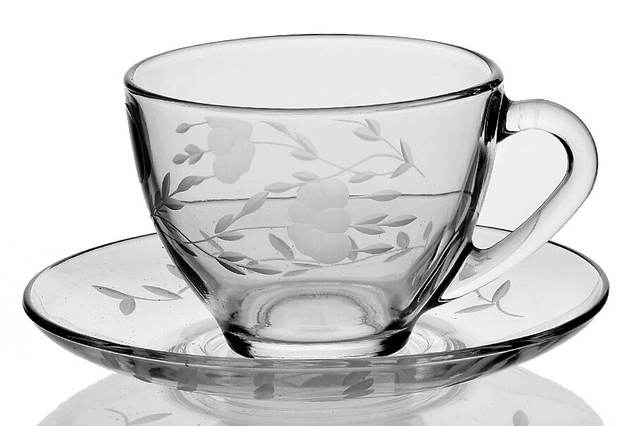 Heritage Cup and Saucer Set by Princess House-1