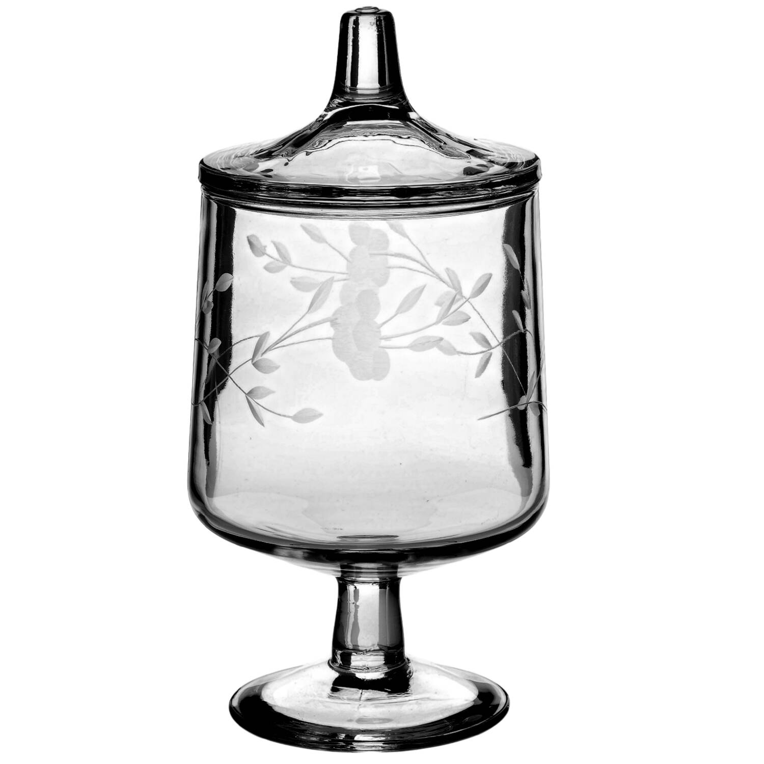 Heritage Medium Candy Jar & Lid by Princess House-1