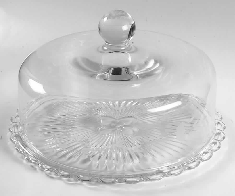 Heritage Pie Plate & Dome by Princess House-1
