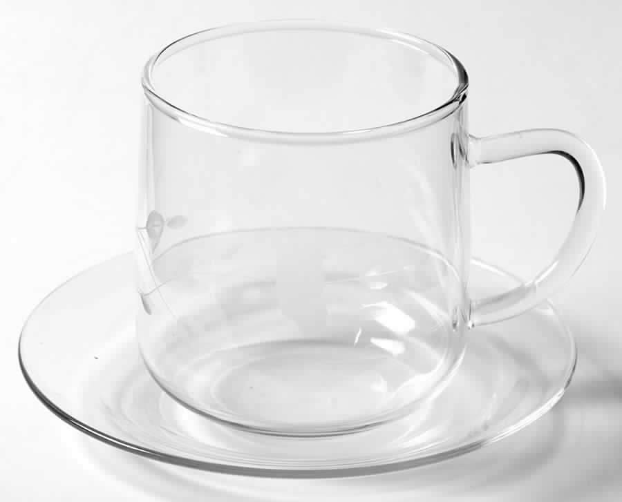 Heritage Tea Mug and Saucer Set by Princess House-1