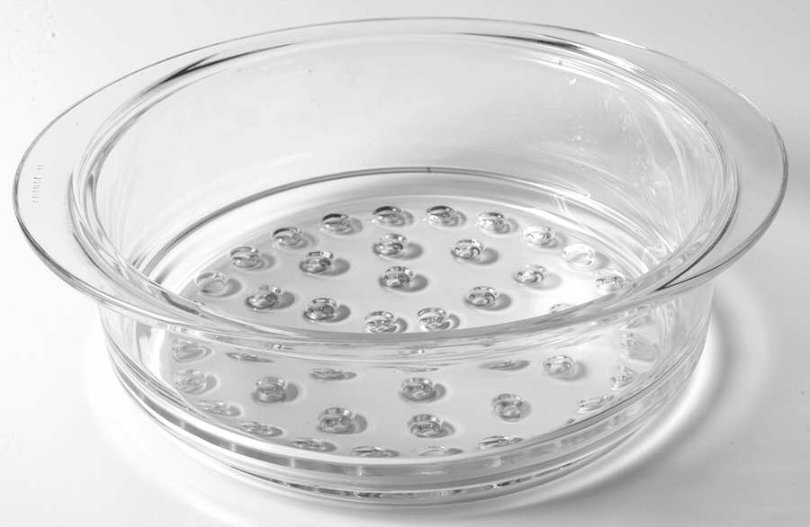 Heritage Round Steamer for 2 1/2qt Casserole by Princess House-1