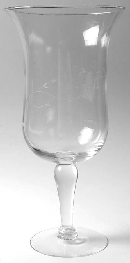 Heritage Stemmed Hurricane Vase by Princess House-1