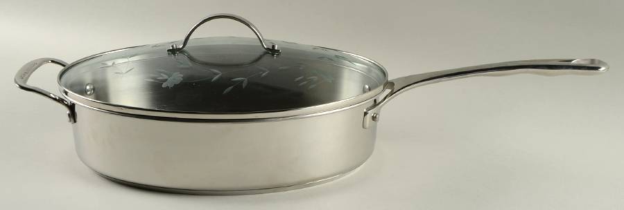 Heritage 14" Oval Skillet & Glass Lid by Princess House-1