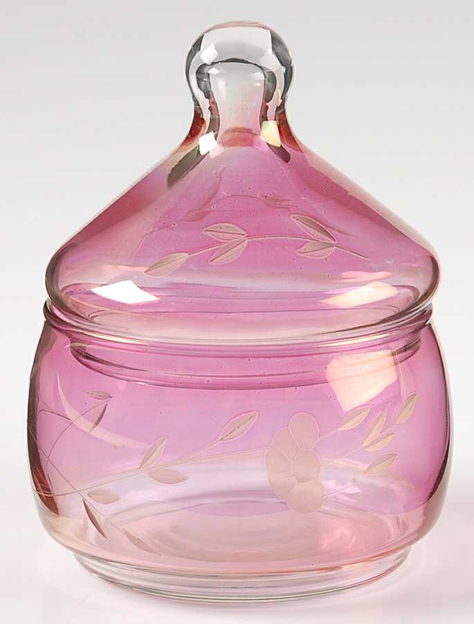 Heritage Candy Dish & Lid by Princess House-1