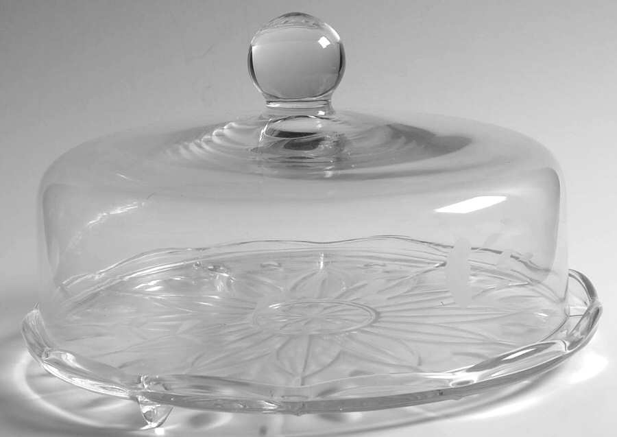 Heritage Pie Plate & Dome by Princess House-1