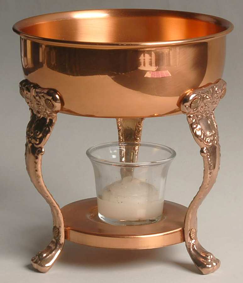 Heritage Stand for Carafe with Copper Accents by Princess House-1