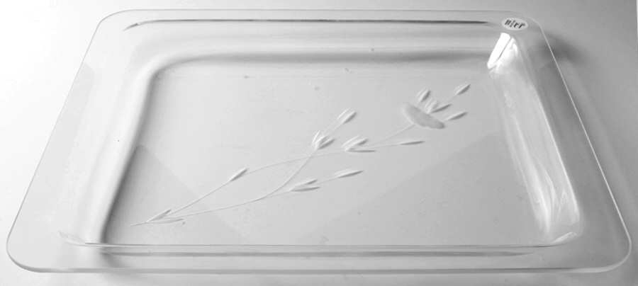 Heritage 12" Rectangular Tray by Princess House-1