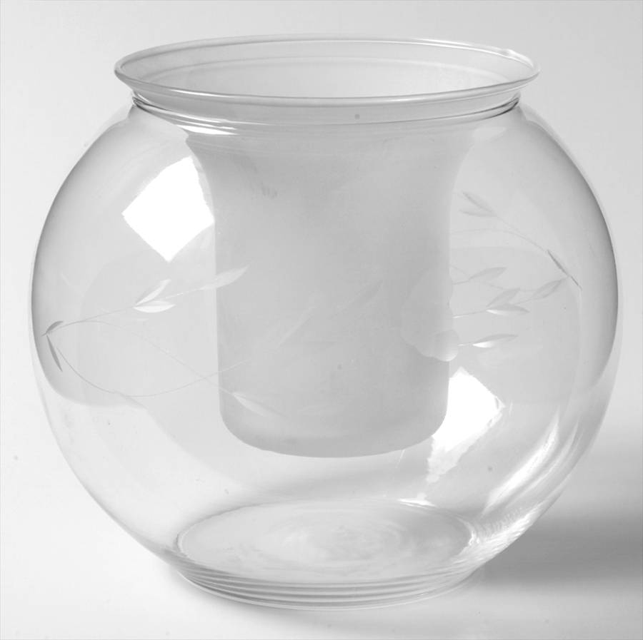 Heritage Candle Bowl W/Insert by Princess House-1