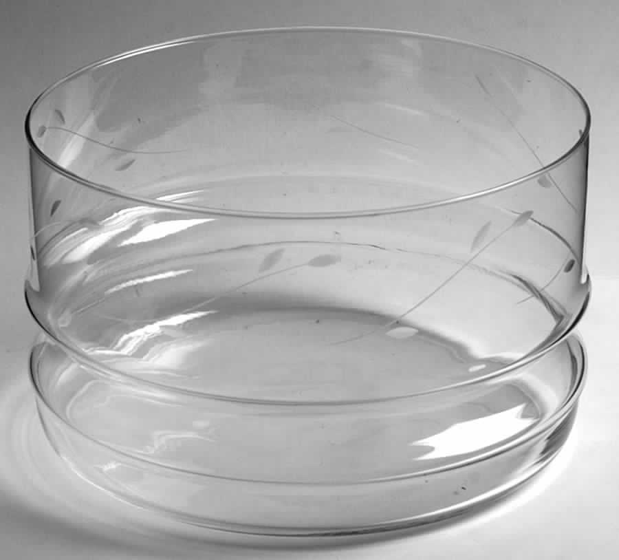 Crystal Casuals Salad Bowl by Princess House-1