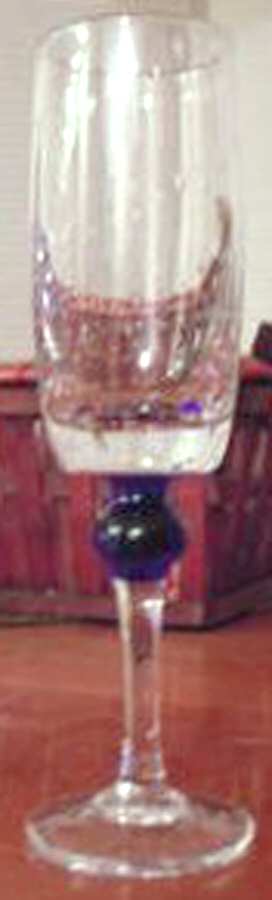 Blue Ball Fluted Champagne by Puccinelli-1