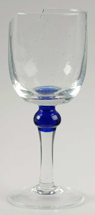 Blue Ball Water Goblet by Puccinelli-1