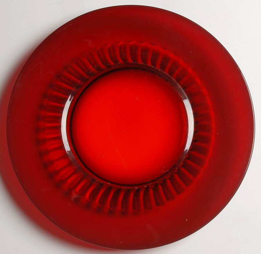 Glades Ruby Luncheon Plate by Paden City-1