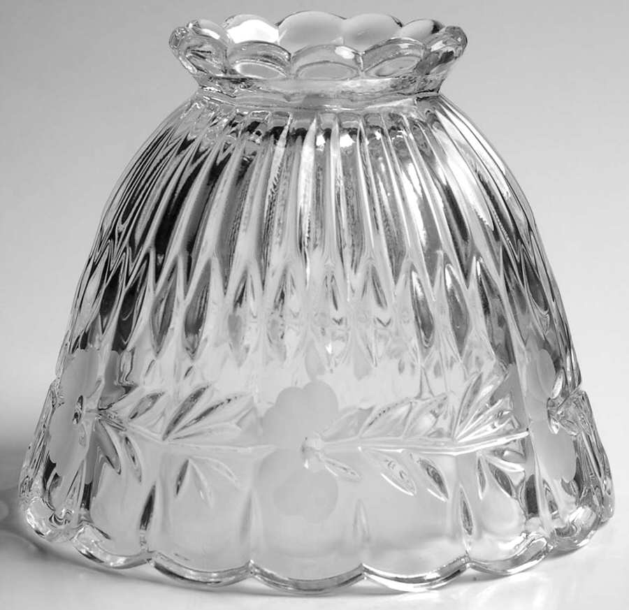 Heritage Romance Collection Shade for Small Electric Lamp by Princess House-1