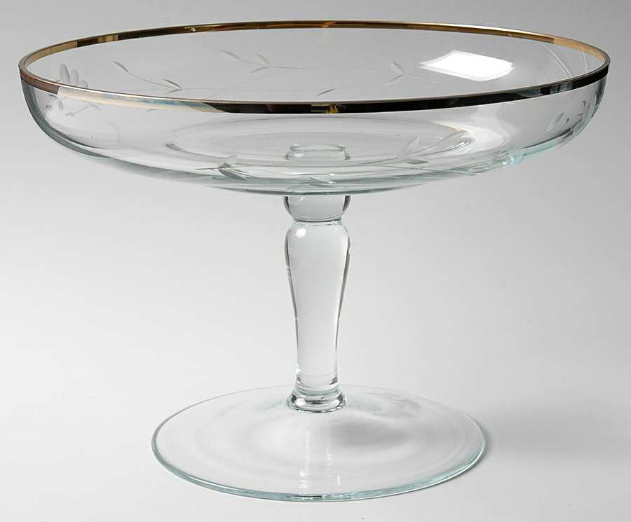 Heritage Round Compote (Height X Width) by Princess House-1
