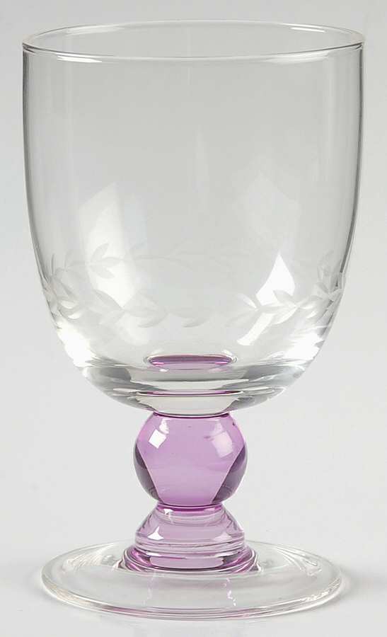 Options (Multicolored) Pink Water Goblet by Portmeirion-1