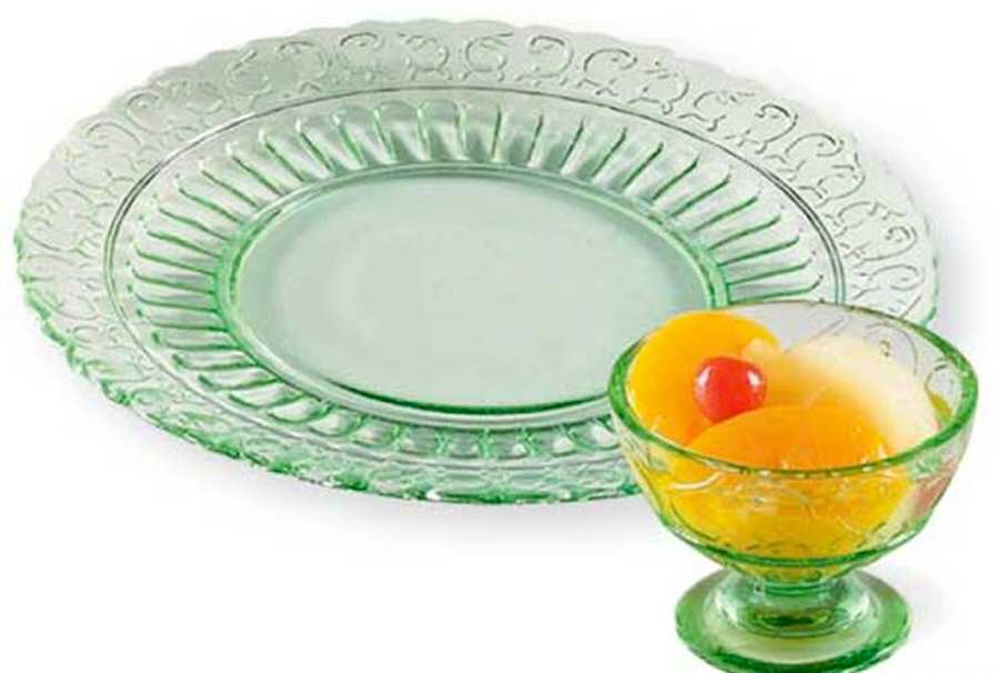 Depression Glass Collection Salad/Dessert Plate by Park Designs-1