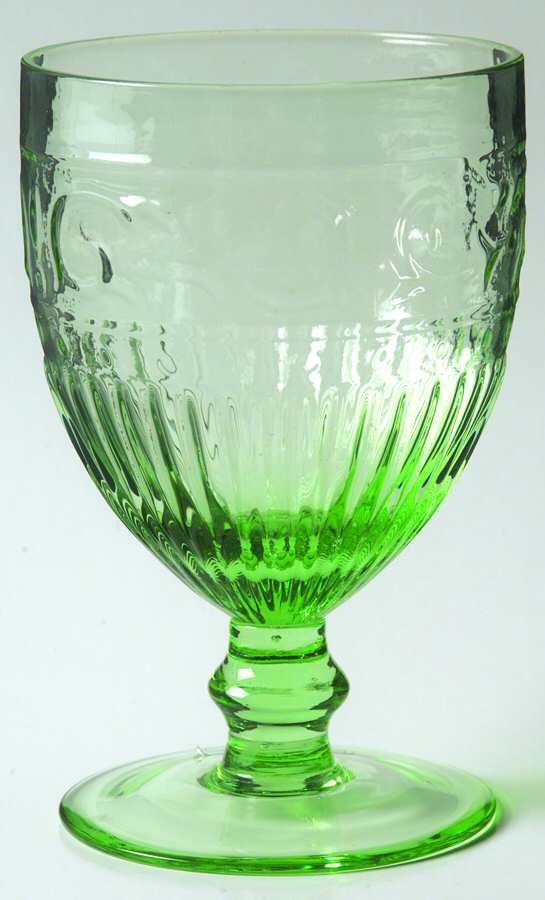 Depression Glass Collection Water Goblet by Park Designs-1