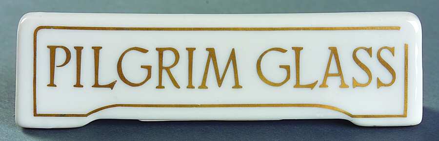Advertising Signs Ceramic Advertising Sign by Pilgrim Glass-1