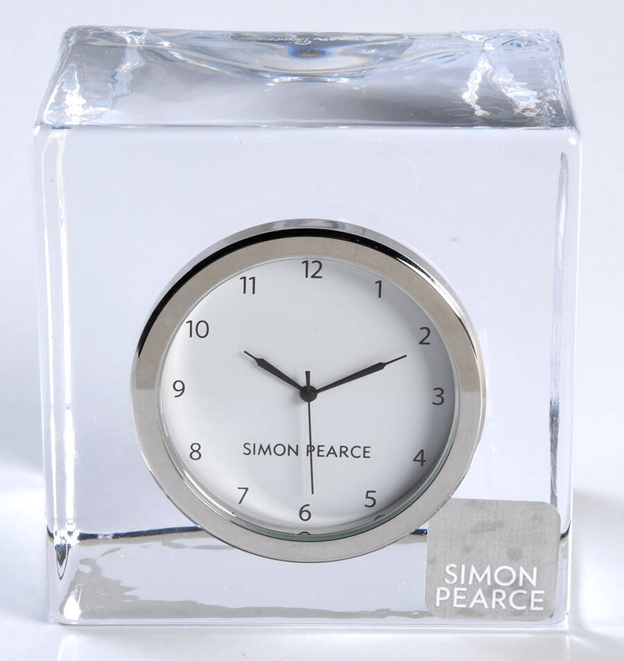 Woodbury Small Quartz Clock by Simon Pearce-1