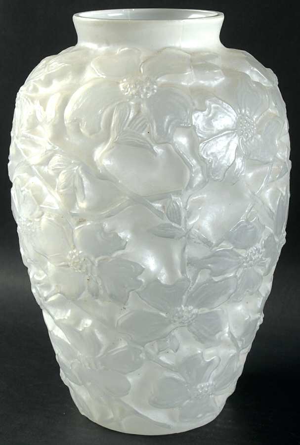 Dogwood White 10" Flower Vase by Phoenix Glass-1