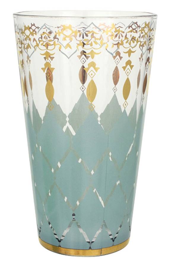 Opal Rain 16 Oz Flat Tumbler by Patina Vie Crystal-1
