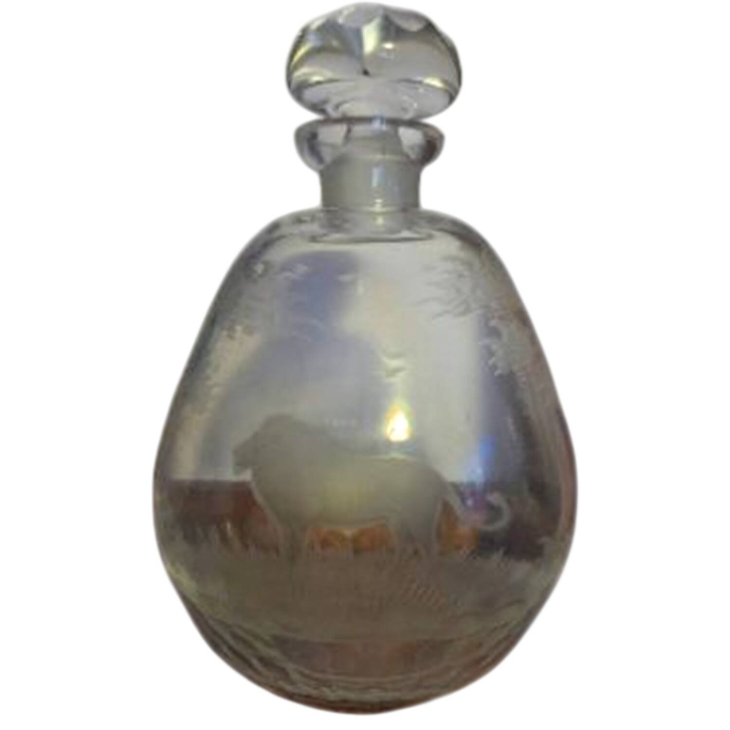 Kenyan-African Liqueur Decanter & Stopper by Queen Lace-1