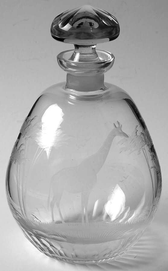 Kenyan-African Liqueur Decanter & Stopper by Queen Lace-1