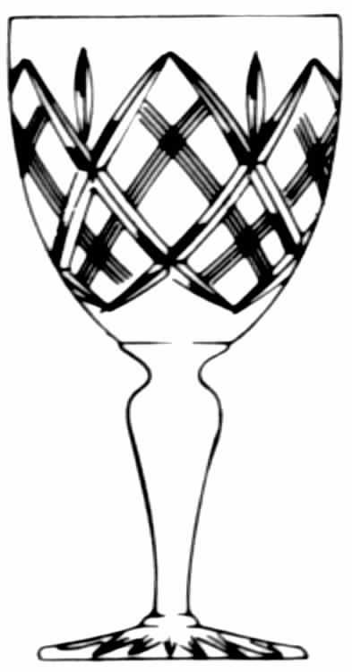 Honeybourne Water Goblet by Royal Brierley-1