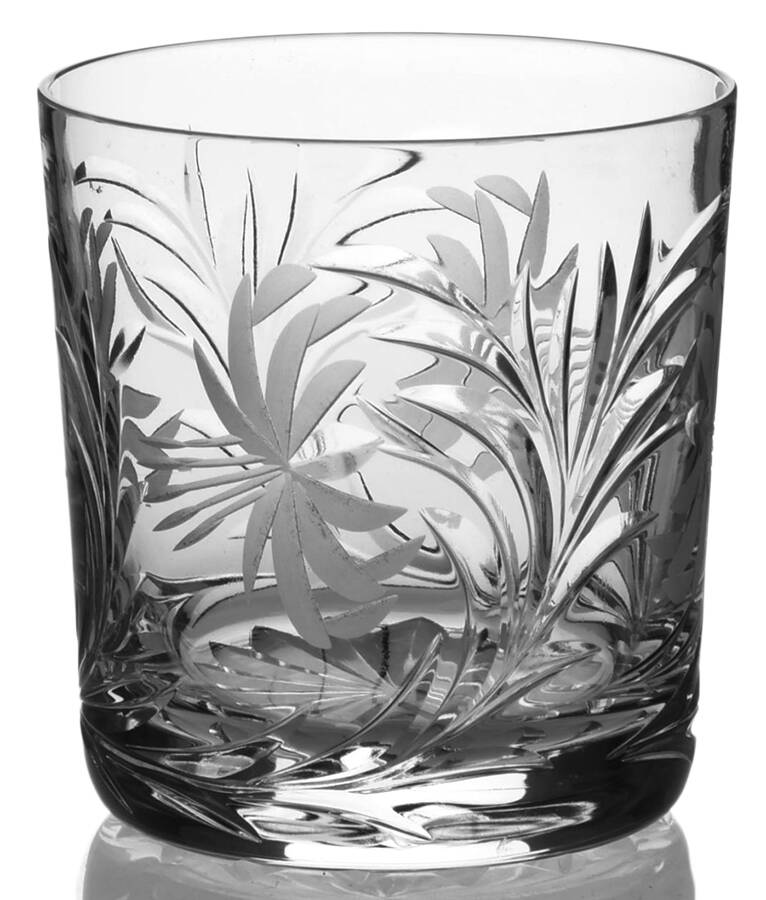 Tiger Lily 6 Oz Flat Tumbler by Royal Brierley-1