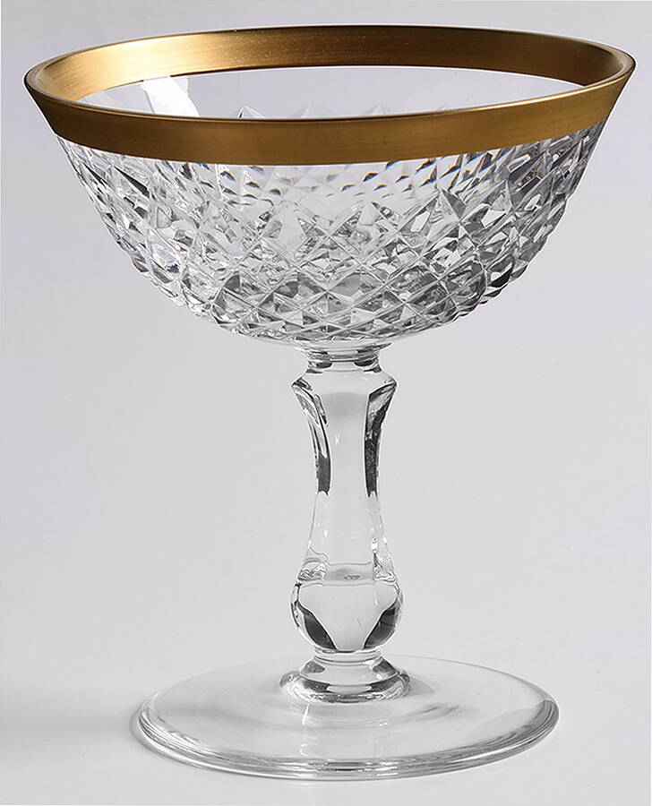 English Karo Gold Champagne/Tall Sherbet by Rosenthal-1